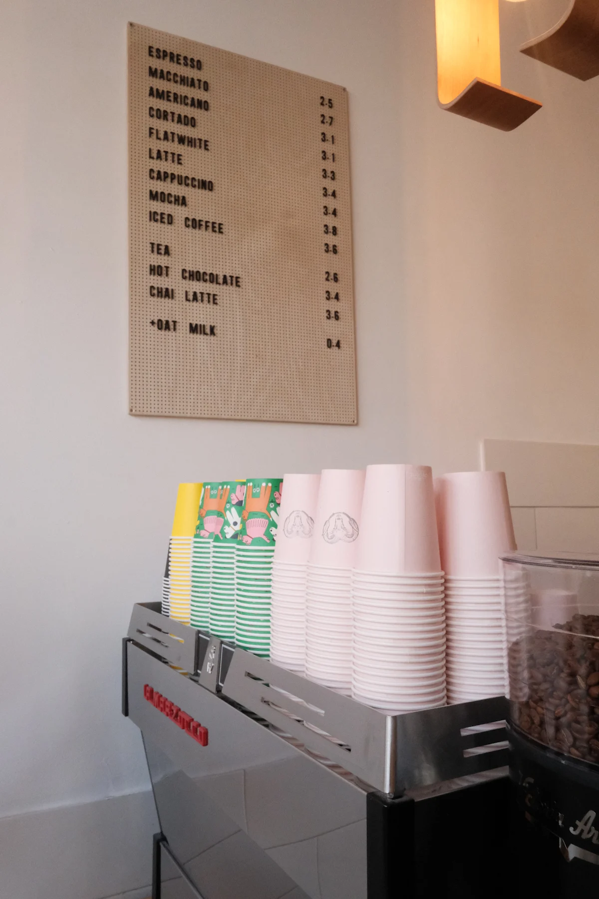 coffee menu