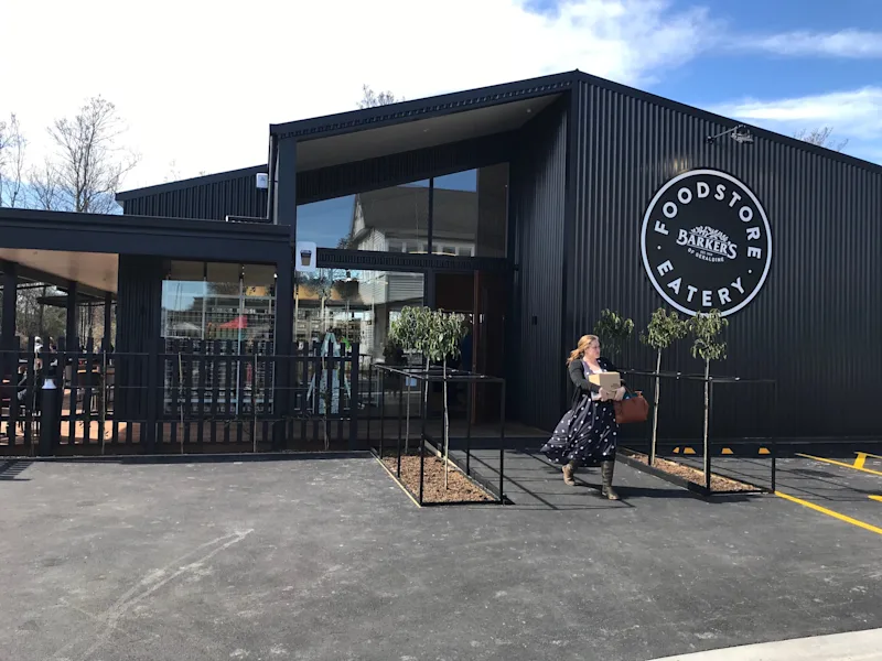 Barker's Foodstore Front Entrance